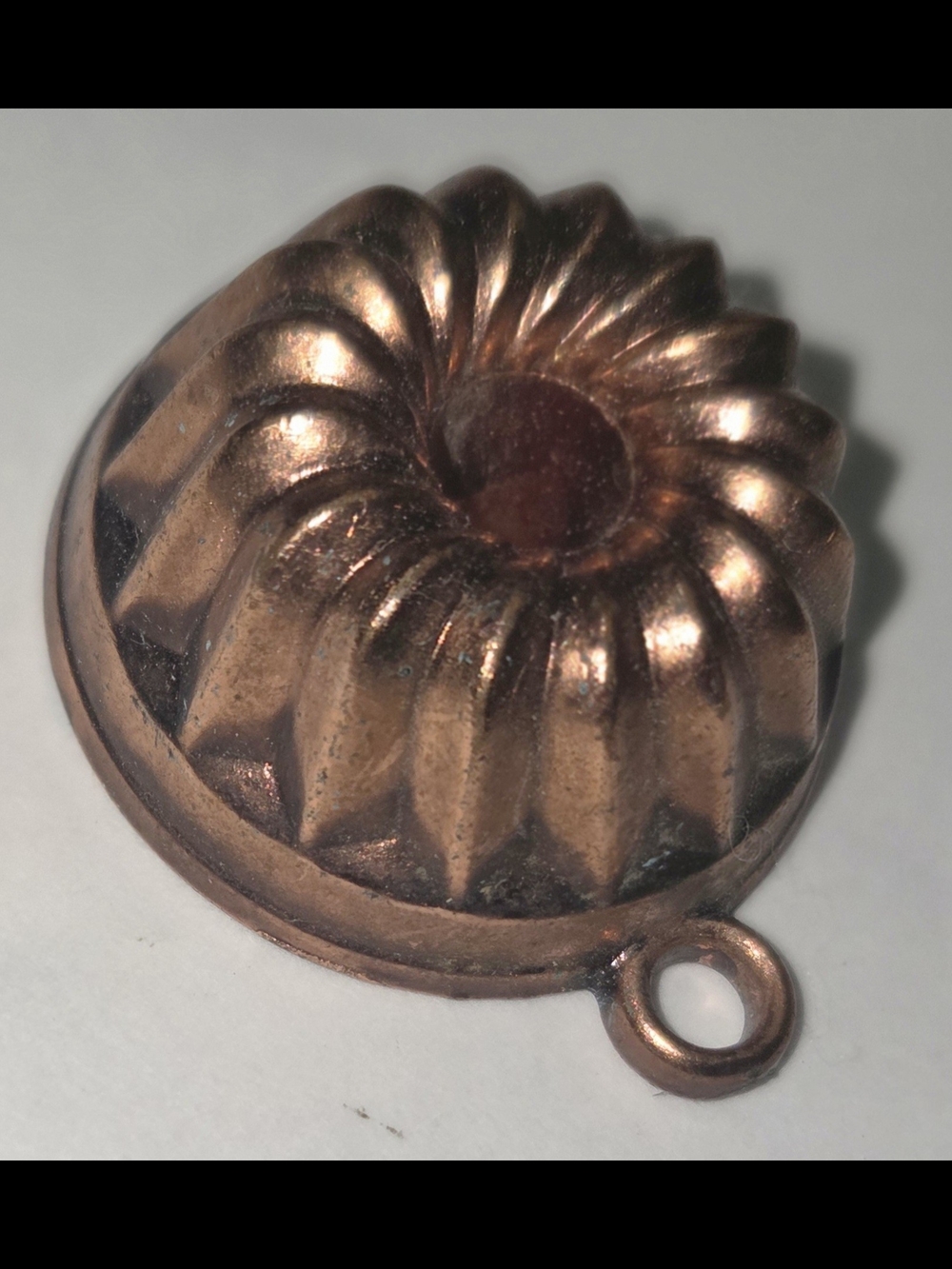 Vintage Bodo Hennig copper 1/12th scale Bundt Cake Pan